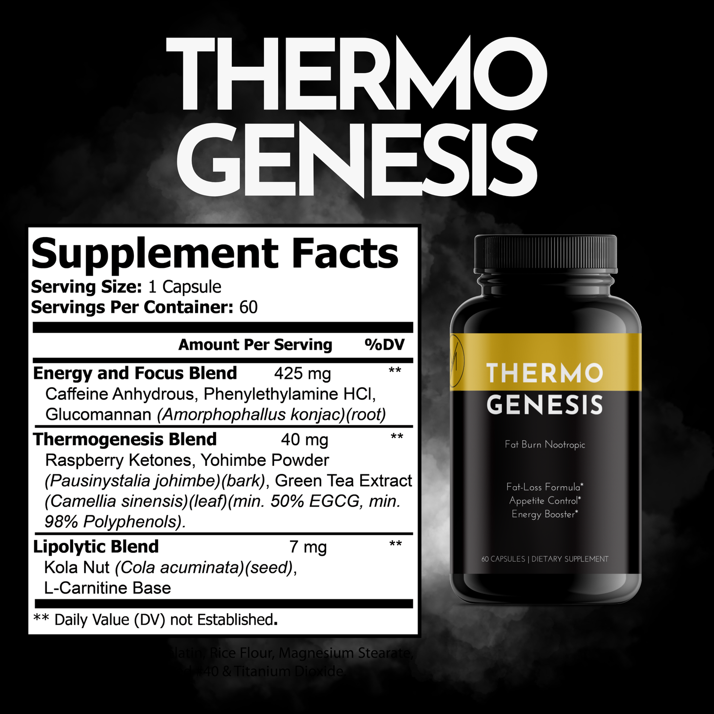 Test Boost Thermogenic Fat Burn Stack