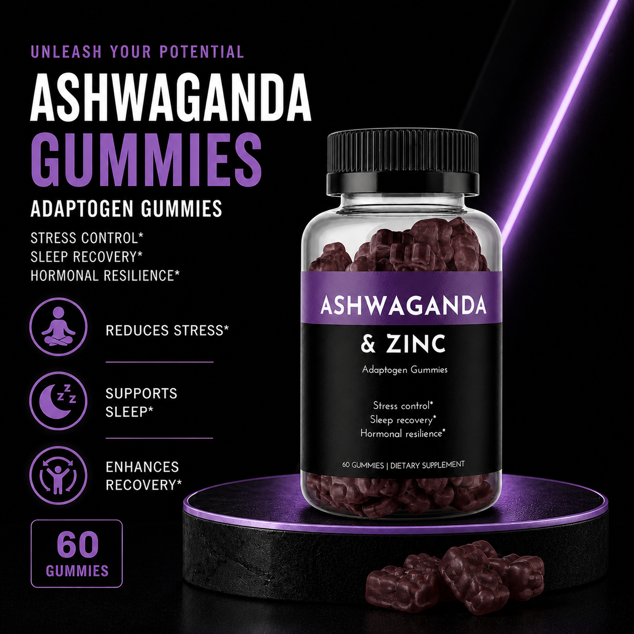 Ashwagandha & Zinc Gummies