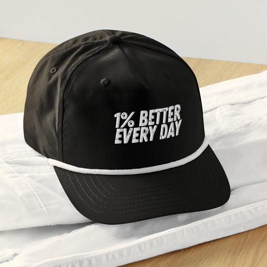 Million Dollar Body Labs 1% Better Lightweight Rope Hat 1% Better Lightweight Rope Hat