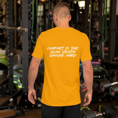 Million Dollar Body Labs Comfort is the slow death soft T-Shirt Comfort is the slow death soft T-Shirt