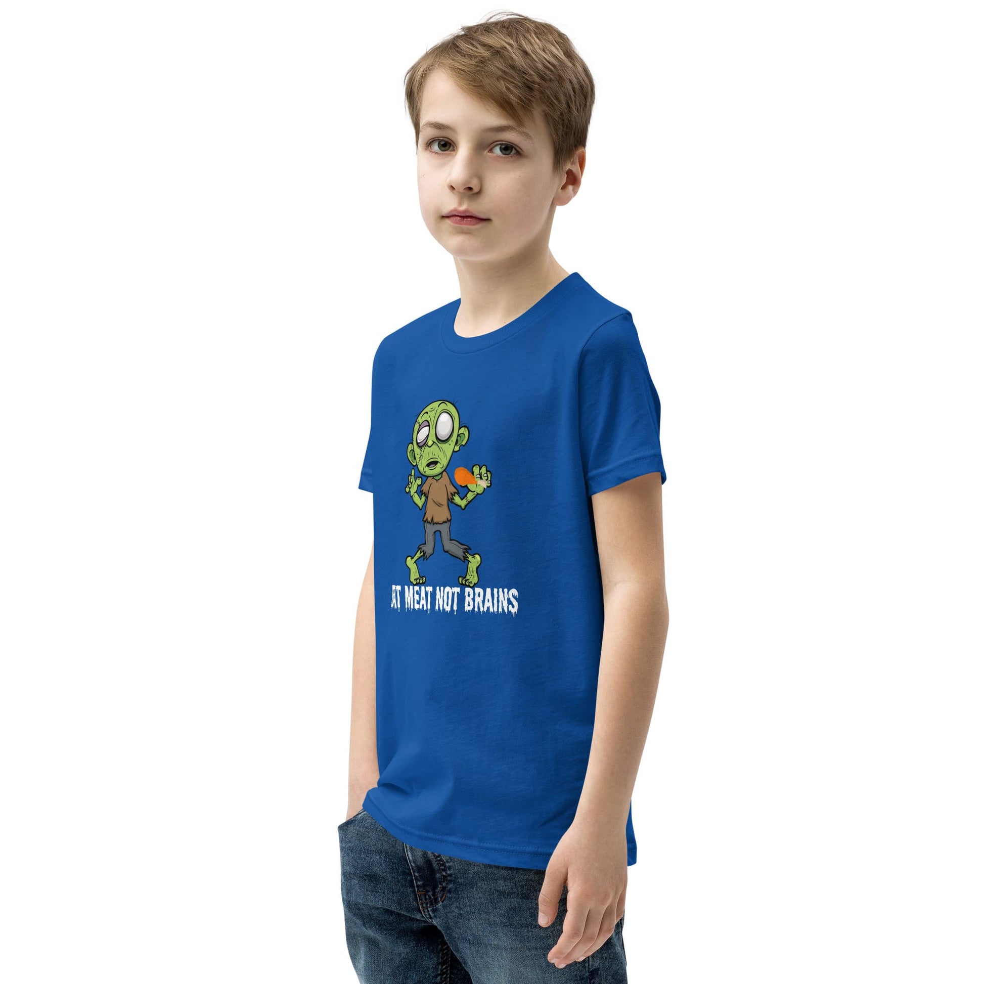 Million Dollar Body Labs Eat Meat not Brains Kids T-Shirt Eat Meat not Brains Kids T-Shirt