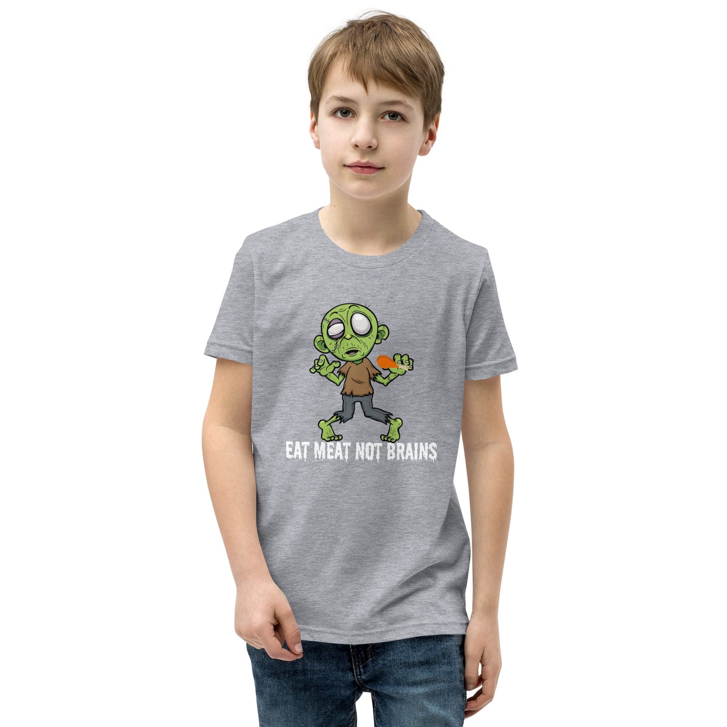 Million Dollar Body Labs Eat Meat not Brains Kids T-Shirt Eat Meat not Brains Kids T-Shirt