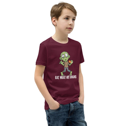 Million Dollar Body Labs Eat Meat not Brains Kids T-Shirt Eat Meat not Brains Kids T-Shirt