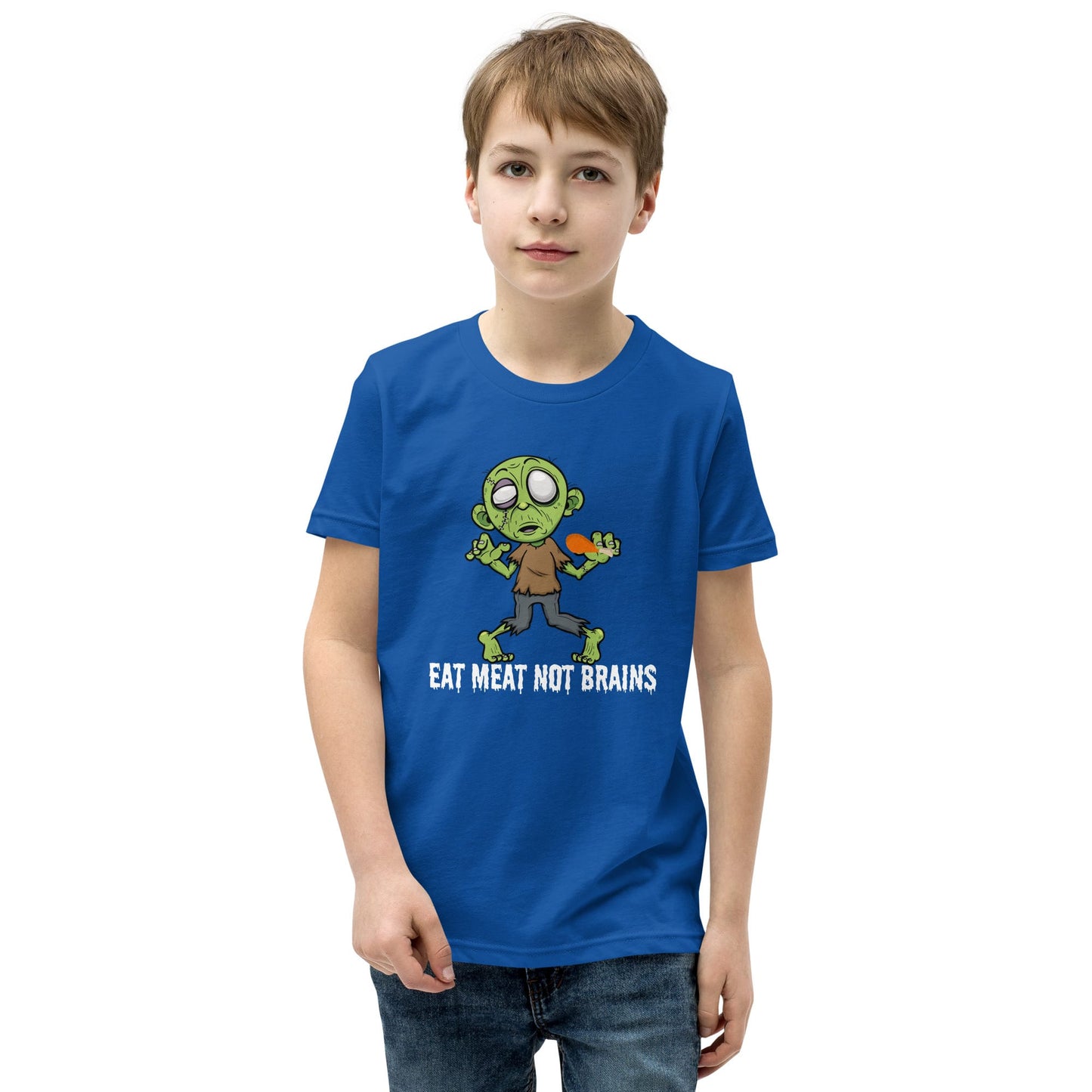 Million Dollar Body Labs Eat Meat not Brains Kids T-Shirt Eat Meat not Brains Kids T-Shirt