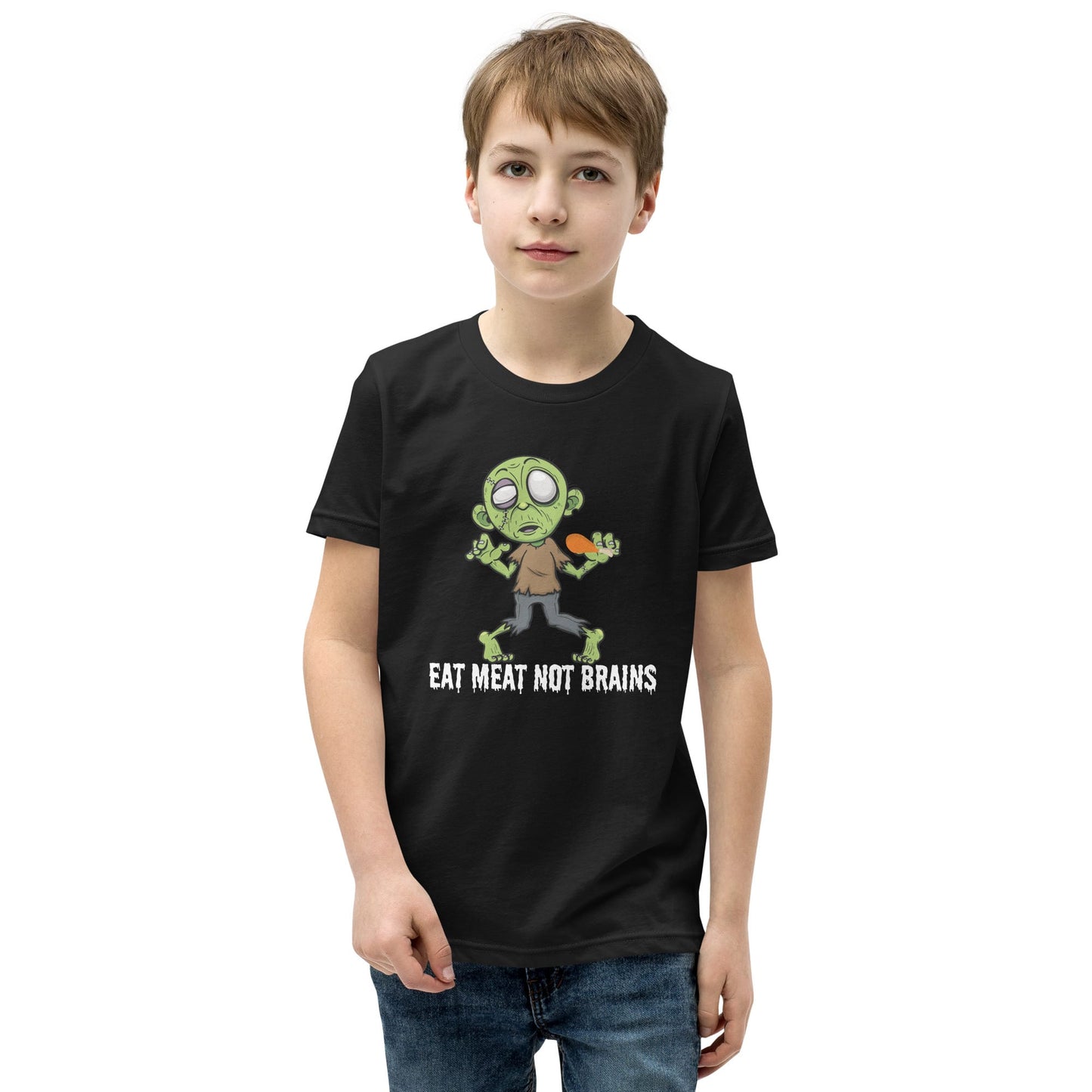 Million Dollar Body Labs Eat Meat not Brains Kids T-Shirt Eat Meat not Brains Kids T-Shirt