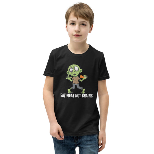 Million Dollar Body Labs Eat Meat not Brains Kids T-Shirt Eat Meat not Brains Kids T-Shirt