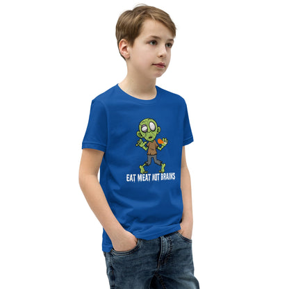 Million Dollar Body Labs Eat Meat not Brains Kids T-Shirt Eat Meat not Brains Kids T-Shirt