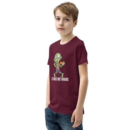 Million Dollar Body Labs Eat Meat not Brains Kids T-Shirt Eat Meat not Brains Kids T-Shirt