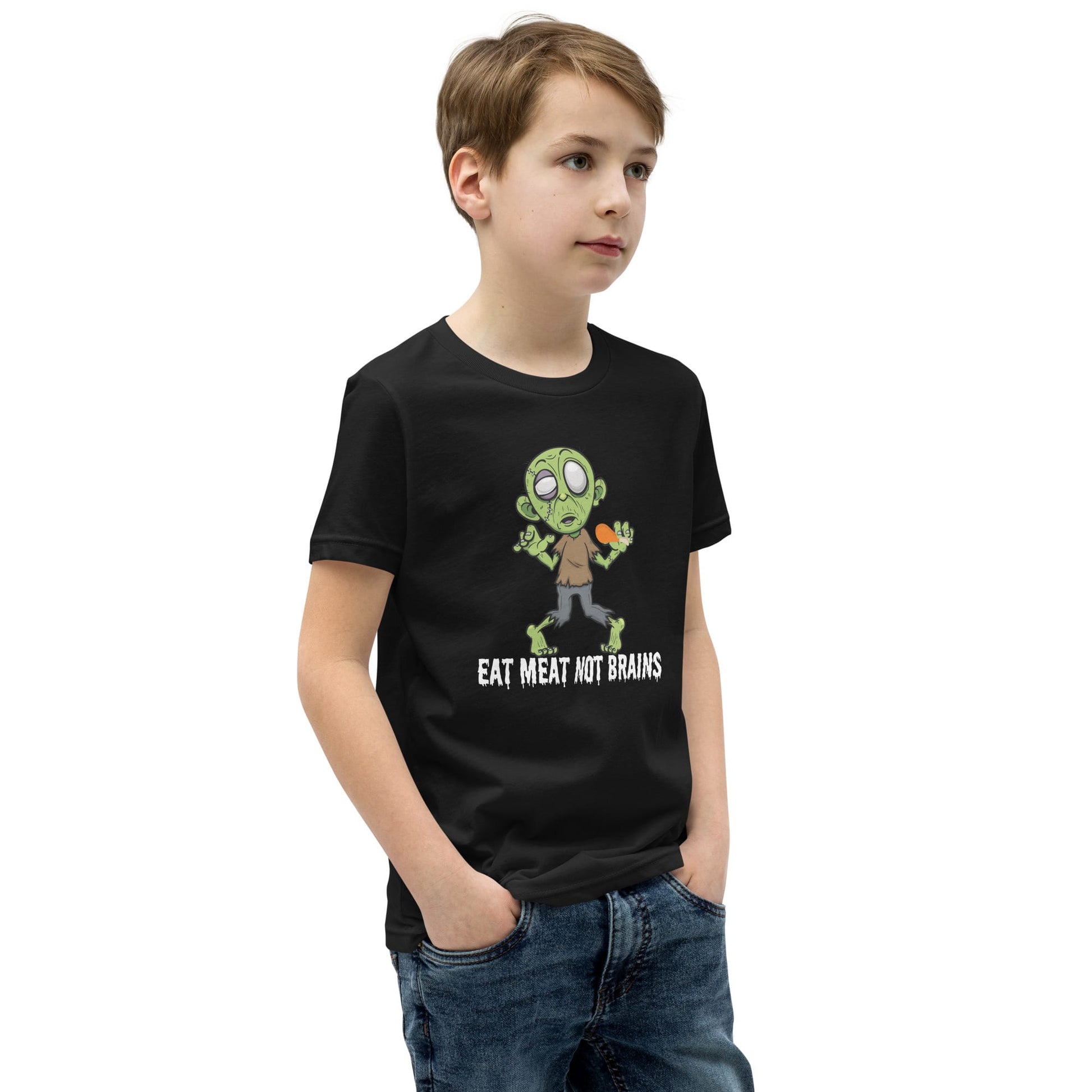 Million Dollar Body Labs Eat Meat not Brains Kids T-Shirt Eat Meat not Brains Kids T-Shirt