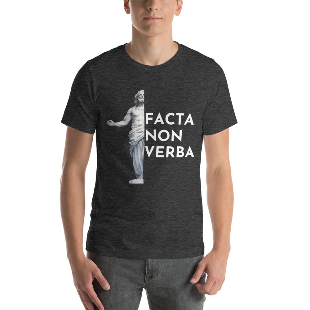 Million Dollar Body Labs Facta Non Verba "Actions Not Words" Graphic Tee Facta Non Verba "Actions Not Words" Graphic Tee