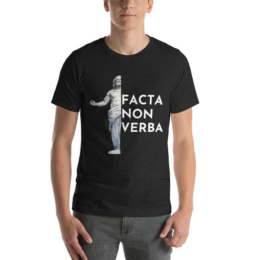 Million Dollar Body Labs Facta Non Verba "Actions Not Words" Graphic Tee Facta Non Verba "Actions Not Words" Graphic Tee