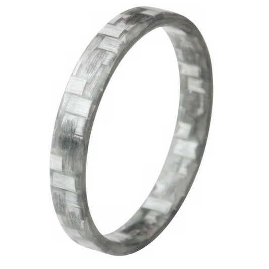 Million Dollar Body Labs Rings The Quicksilver Fitness Ring - The Last Fitness Ring You'll Ever Buy Gray Stackable Ring Made From Glass Fiber | Non-Conductive Stackable