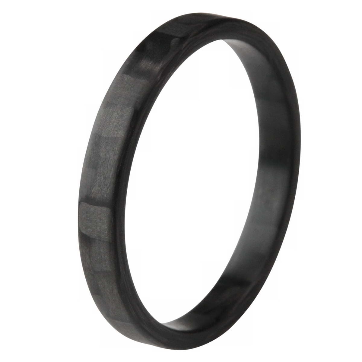 Million Dollar Body Labs Rings The Racer Fitness Ring - The Last Fitness Ring You'll Ever Buy The Racer Stackable Carbon Fiber Ring | Ultra-Slim Black Design