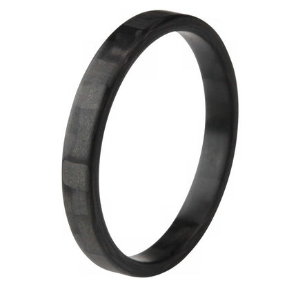 Million Dollar Body Labs Rings The Racer Fitness Ring - The Last Fitness Ring You'll Ever Buy The Racer Stackable Carbon Fiber Ring | Ultra-Slim Black Design