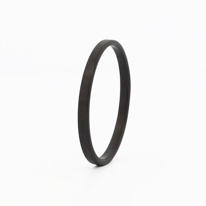 Million Dollar Body Labs Rings The Racer Fitness Ring - The Last Fitness Ring You'll Ever Buy The Racer Stackable Carbon Fiber Ring | Ultra-Slim Black Design