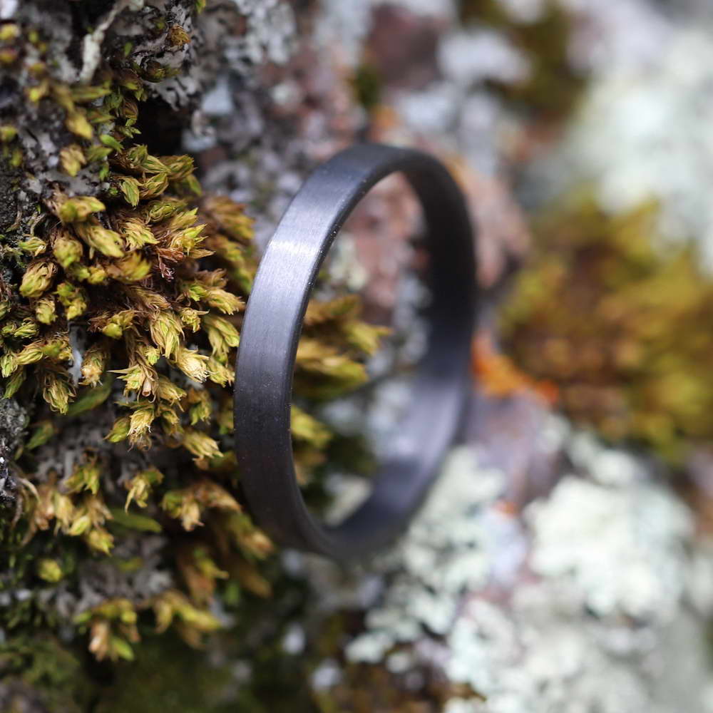 Million Dollar Body Labs Rings The Sleek Fitness Ring - The Last Fitness Ring You'll Ever Buy Carbon Fiber Stackable Ring | The Bullet Stackable Ring