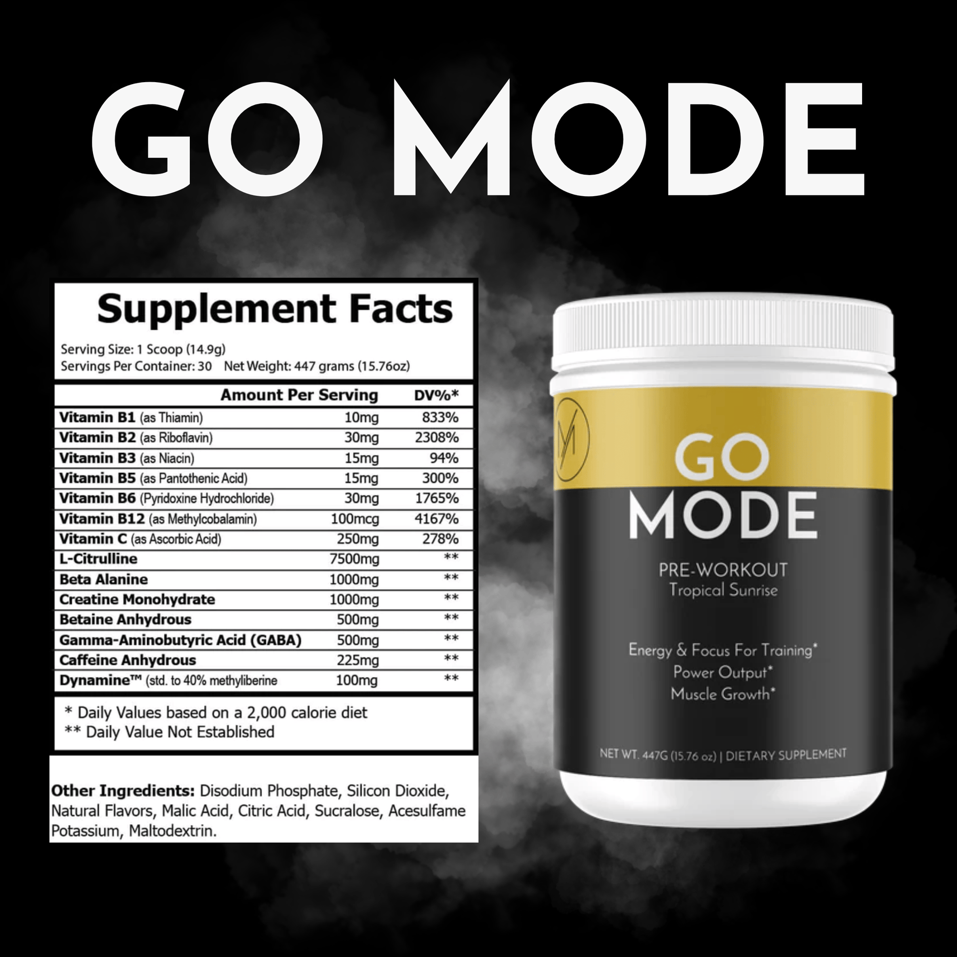 Premium Sports Nutrition GO MODE Pre Workout GO MODE Pre Workout