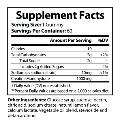 Supplements Creatine Gummies Creatine Gummies